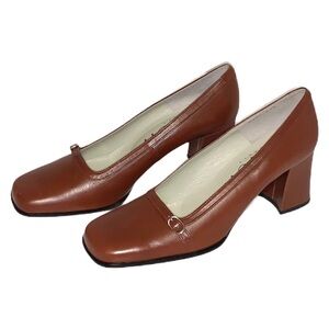 Tehen Paris Heels Women’s Size 7/7.5 Brown Shoes
